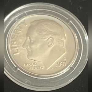 1987-S Roosevelt Dime Proof uncirculated silver